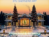 A Warm Home for the Holidays ; Christmas Print