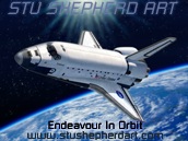 Space Shuttle Endeavour In Orbit