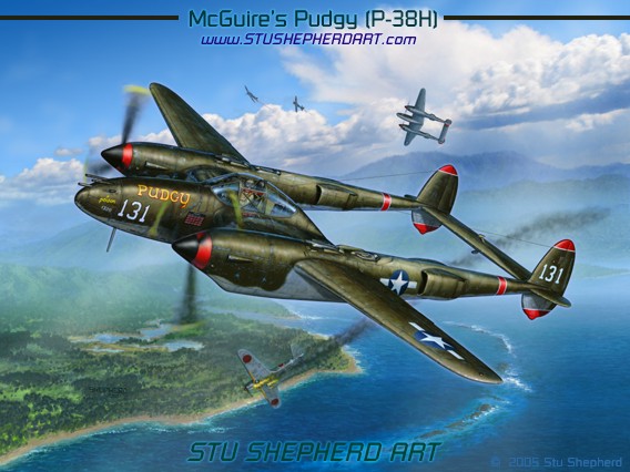 P-38 Lightning McGuire Pudgy