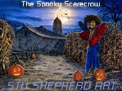 Spooky Scarecrow (Halloween Print)