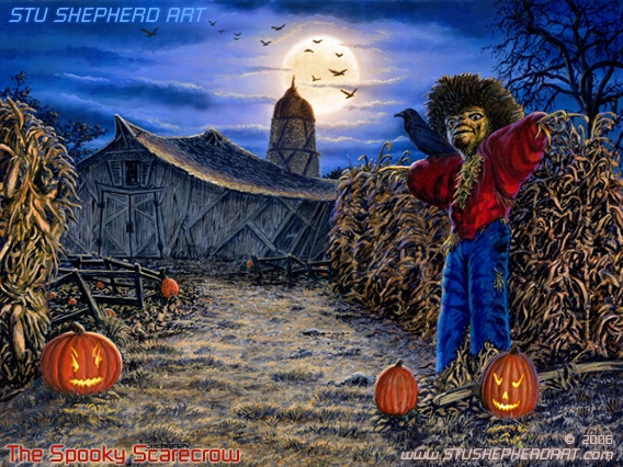The Spooky Scarecrow ( Halloween )